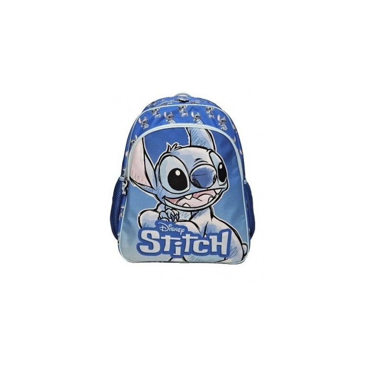 Mochila grande Stitch Blue | Espaciosa, cómoda y resistente