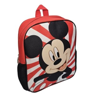 Mochila mediana Mickey espiral | Diseño divertido y cómoda para el cole