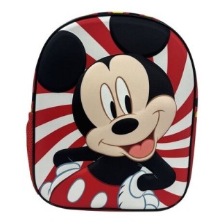 Mochila mediana 3D Mickey espiral | Mochila escolar infantil Disney