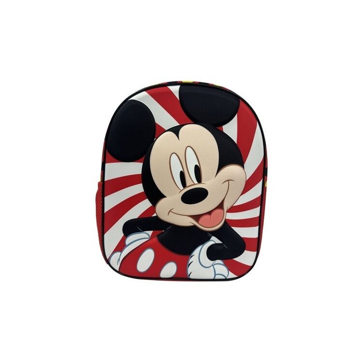 Mochila mediana 3D Mickey espiral | Mochila escolar infantil Disney
