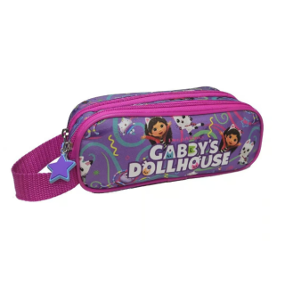 Portatodo ovalado Gabby Doll Dance | Estuche escolar colorido