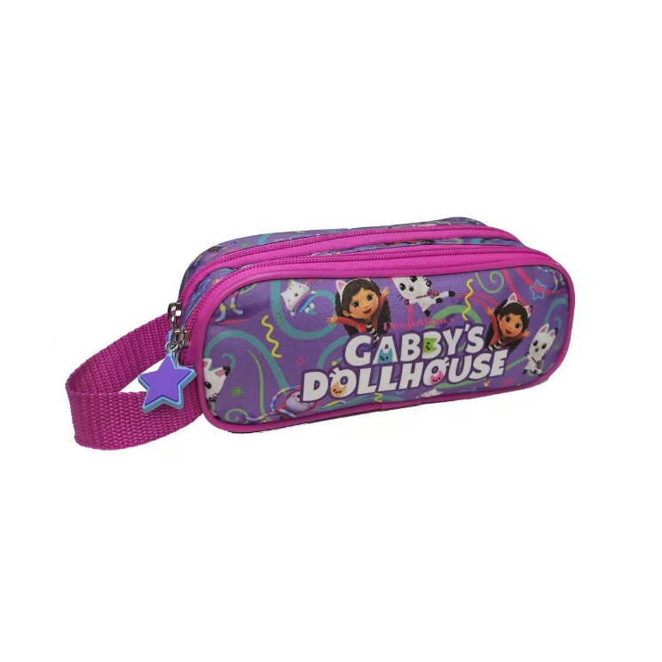 Portatodo ovalado Gabby Doll Dance | Estuche escolar colorido