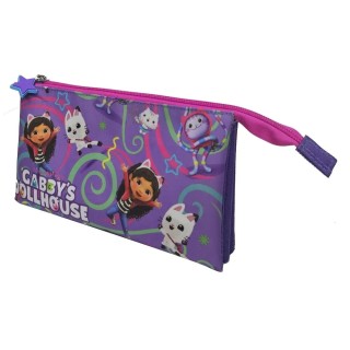 Portatodo triple Gabby Doll Dance | Estuche con 3 compartimentos