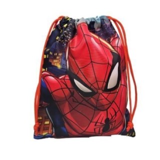 Saquito merendero Spiderman City | Práctico y ligero
