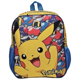 Mochila mediana Pokémon Classic | Pikachu y Pokéballs