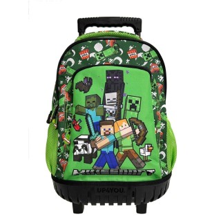 Trolley grande Minecraft | Mochila con ruedas escolar