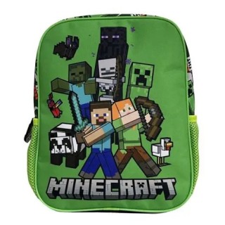 Mochila mediana Minecraft | Mochila escolar original
