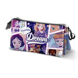 Portatodo Triple Princesas Disney Comic | Estuche Escolar Oficial