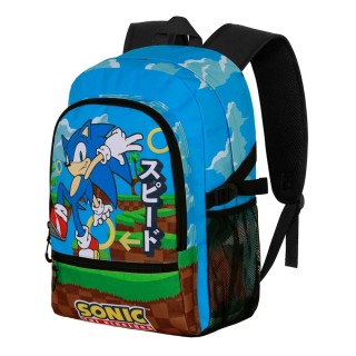 Mochila Sonic Fight FAN 2.2 Green | Diseño Oficial Gamer