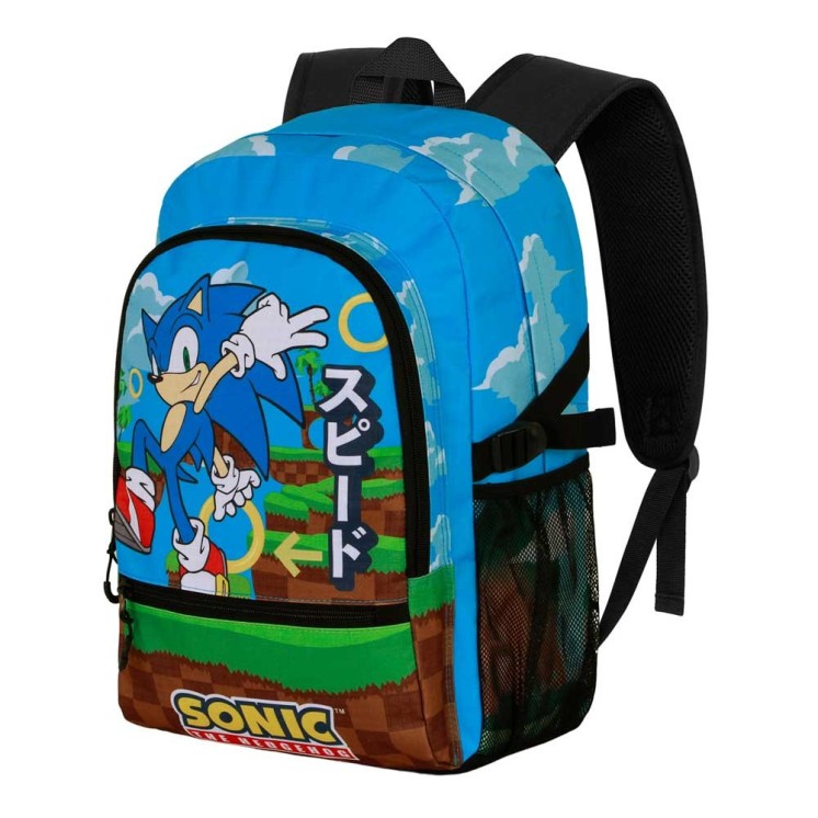 Mochila Sonic Fight FAN 2.2 Green | Diseño Oficial Gamer