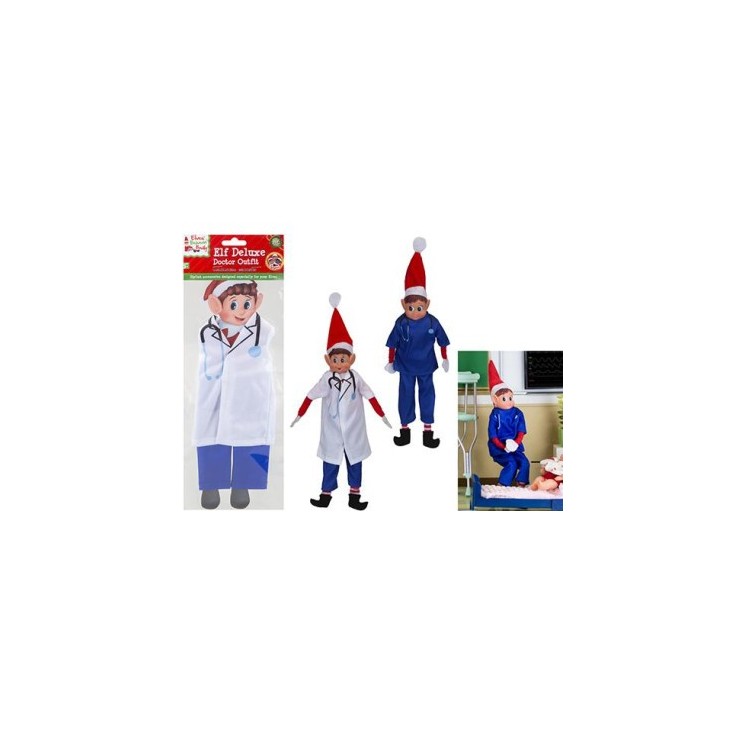 Outfit de Doctor para Elfos de Navidad | Disfraz Médico Navideño