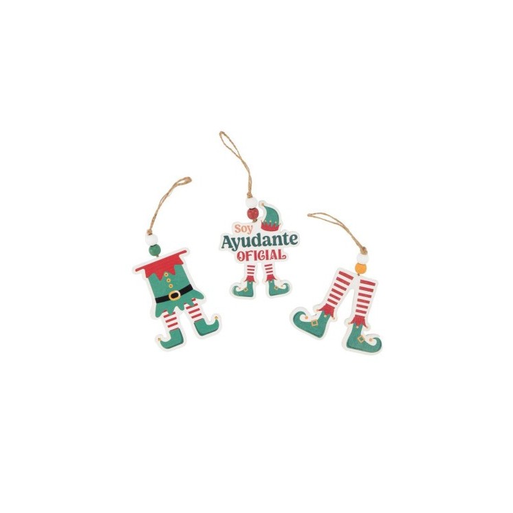 Colgante Elfo | Adorno mágico para árbol de Navidad