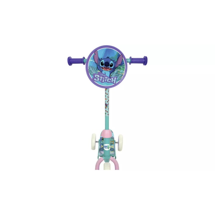 Patinete Infantil 3 Ruedas Stitch con Escudo Frontal | Desde 2 Años | Globos al Aire