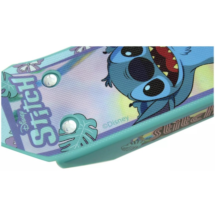 Patinete Infantil 3 Ruedas Stitch con Escudo Frontal | Desde 2 Años | Globos al Aire