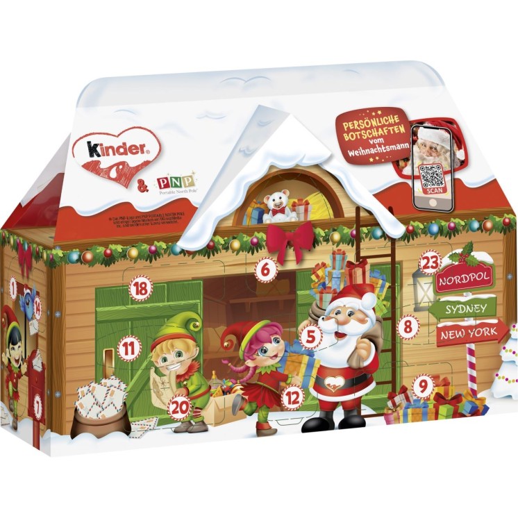 Calendario de Adviento Kinder Chalet | 24 Chocolatinas Kinder | Globos al Aire