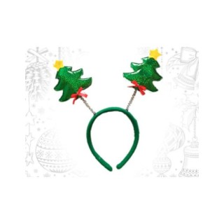 Diadema Árboles Verdes | Accesorio divertido para Navidad