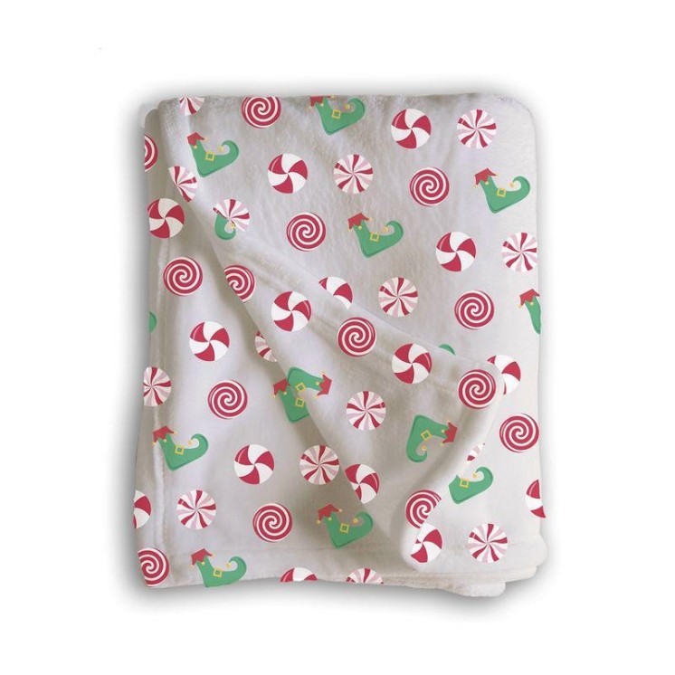 Manta Microfibra Elfo 1.25x150 cm | Suave y cálida para Navidad