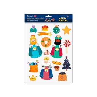 Pegatinas de Pared Reyes Magos | Decoración navideña fácil y divertida