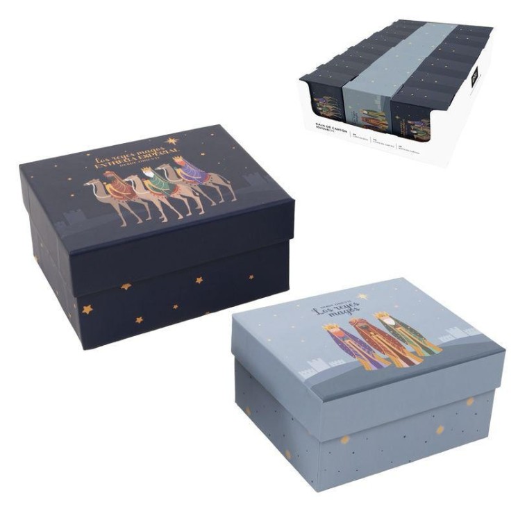 Cajita Reyes Magos | 2 modelos decorativos navideños