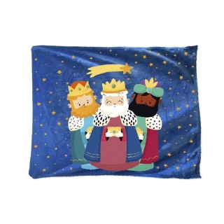 Manta Sofá Reyes Magos | Cálida y decorativa para Navidad