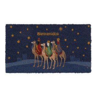 Felpudo Antideslizante Reyes Magos 40x70 cm | Decoración navideña