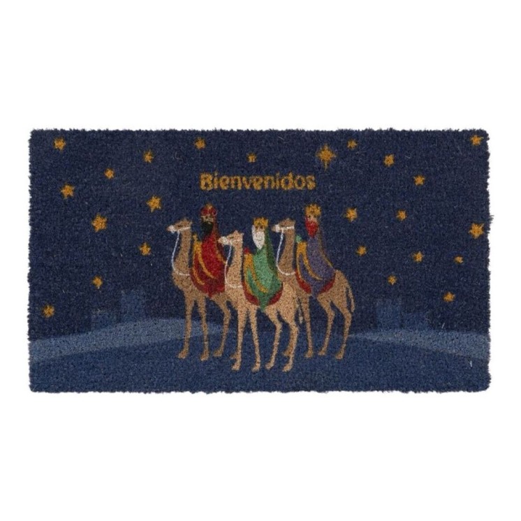 Felpudo Antideslizante Reyes Magos 40x70 cm | Decoración navideña