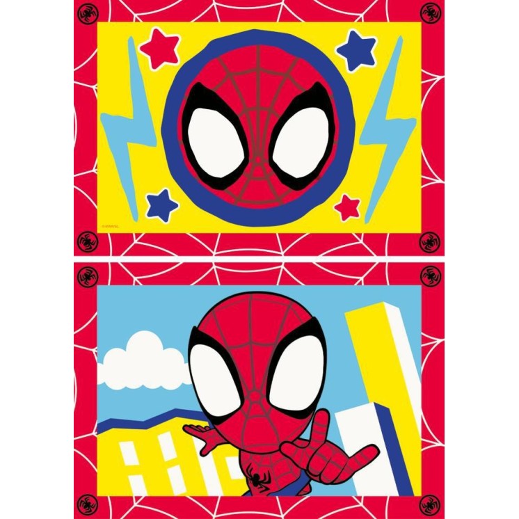 Puzzle RAVS Creart Serie Junior Spiderman | Actividad creativa para niños