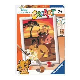 Puzzle para Colorear The Lion King | Actividad creativa para niños