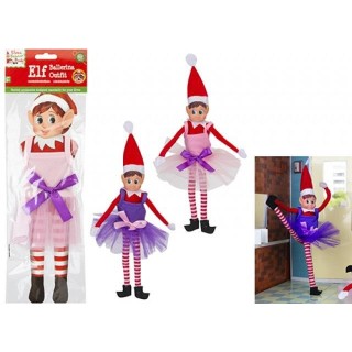 Elfo Bailarina Outfit | Accesorio navideño en polybag