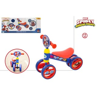 Spidey & Friends Triciclo sin Pedales +1 Año | Primer triciclo infantil