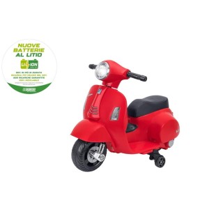 Vespa GTS 6V Roja | Moto eléctrica infantil 4,5Ah 30W