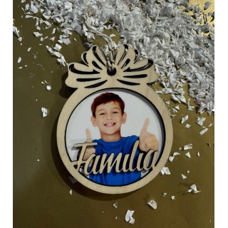Bola de Madera Personalizada Fotografía | Regalo y Decoración Única