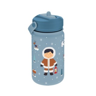 Botella Térmica Infantil Boy Polar Friends 330ml | Petrol Blue