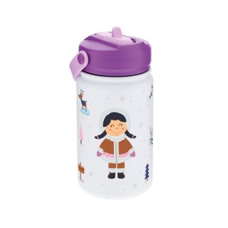 Botella Térmica Infantil 330ml Ice Purple | Girl Polar Friends