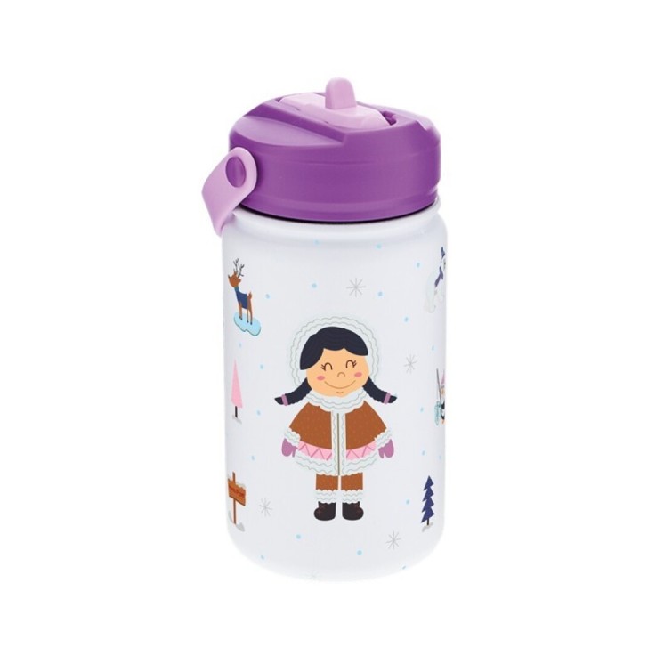 Botella Térmica Infantil 330ml Ice Purple | Girl Polar Friends