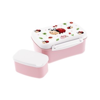 Tupper Hermético 900ml Ice Pink | Ladybug