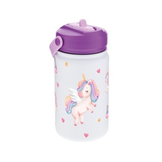 Botella Térmica Infantil 330ml Ice Purple | Flying Unicorn