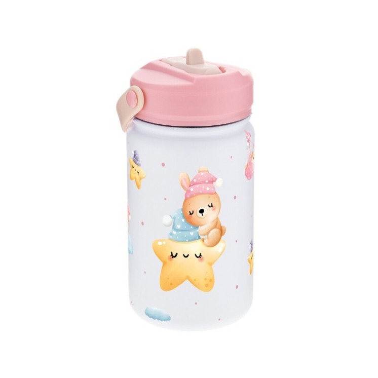 Botella Térmica Infantil 330ml Ice Pink | Rabbit Sweet Dreams