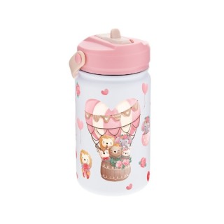 Botella Térmica Infantil 330ml Ice Pink | Balloon Lovely Travellers