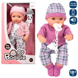 Muñeca Bebé 12 Sonidos 30cm | Rebeca Punto Bonie