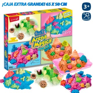 Arena Mágica 800g con Bandeja | Juego Sensorial Infantil