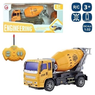 R/C Camión Hormigonera 20,8x8x11 cm | Juguete Vehículo