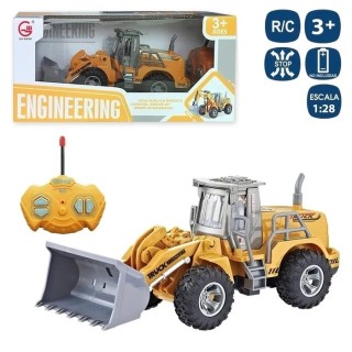 R/C Pala Excavadora 23x8,8x9,5 cm | Juguete Vehículo Construcción