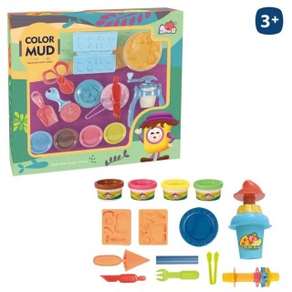 Set 4 Botes de Plastilina con Accesorios | Juego Creativo Infantil