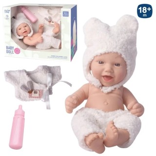 Muñeca Bebé Tumbada 25 cm | Traje de Punto 2 Colores