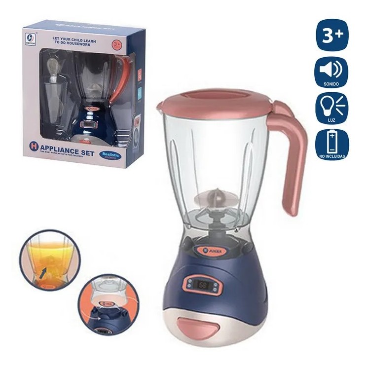 Batidora de Vaso Eléctrica Infantil 18x10x10 cm | Juego de Cocina