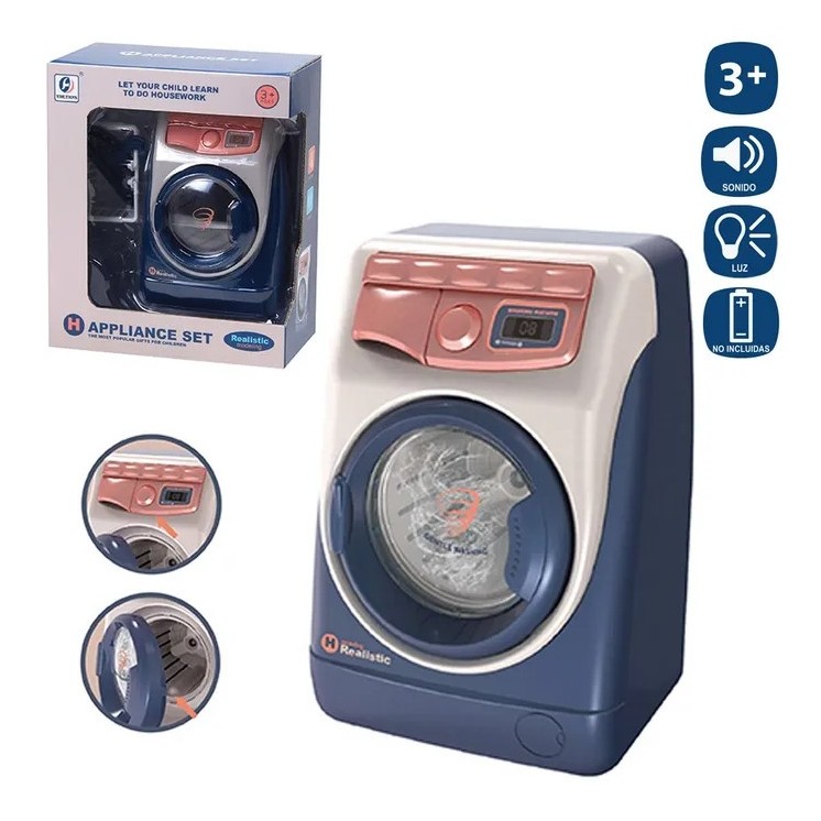 Lavadora Eléctrica Infantil 14x8x9,5 cm | Juguete de Hogar