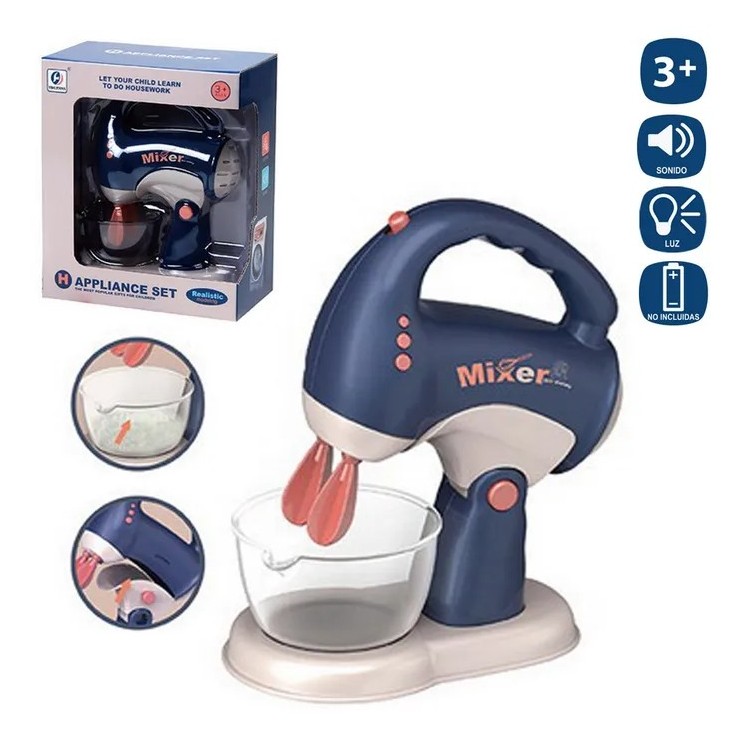 Batidora Eléctrica Infantil 17,5x17x9 cm | Juguete de Cocina