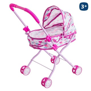 Carrito de Muñeca Capota Plegable 28x50x55 cm | Juguete Infantil