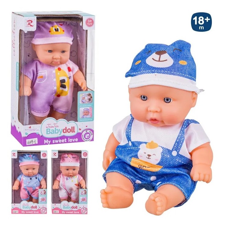 Muñeca Bebé 21 cm con Pijama | Juguete Infantil